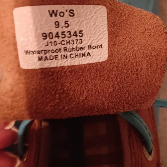 Sperry Short Rain Boots 9 1/2 - Picture 5 of 6